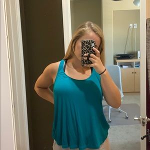 Turquoise tank top